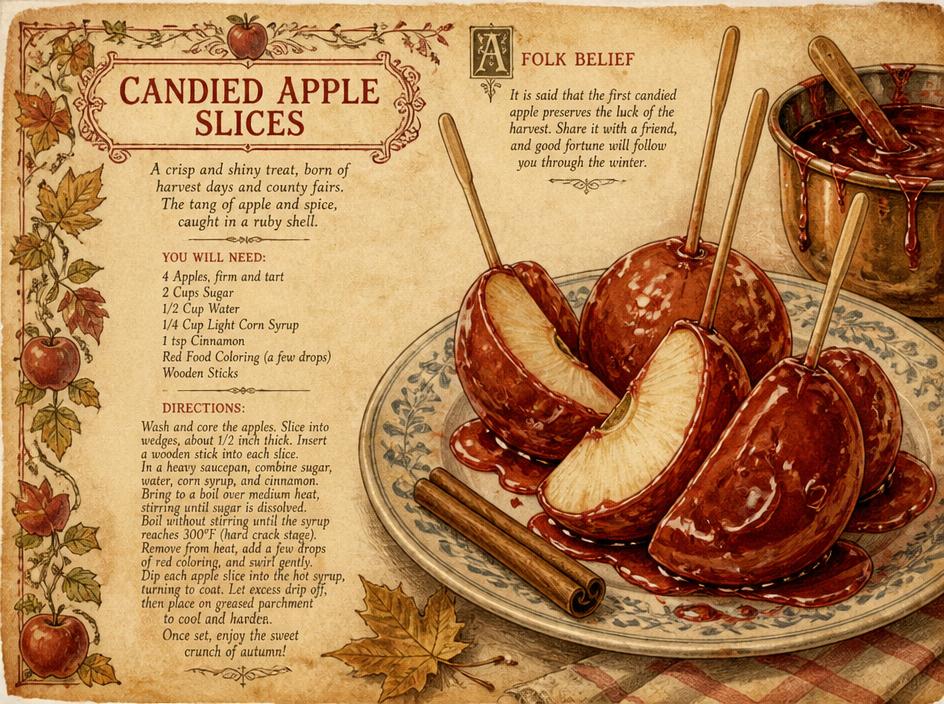Illustration for Candied Apple Slices
